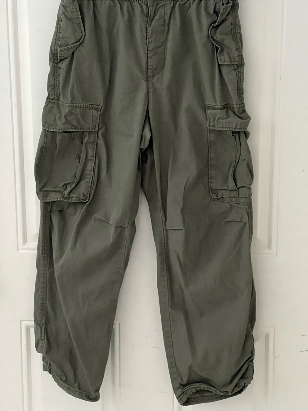 H&M Olive Green Cargo Joggers for Kids